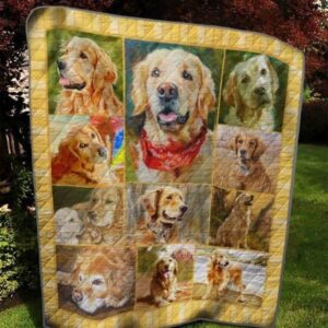 Cute Golden Quilt Blanket Ver 2  Quilt